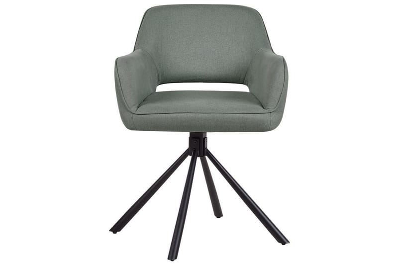 Matsalsstol Loures set om 2 Mörkgrön-Svart - Mörkgrön-Svart - Möbler - Stolar & fåtöljer - Matstol & köksstol