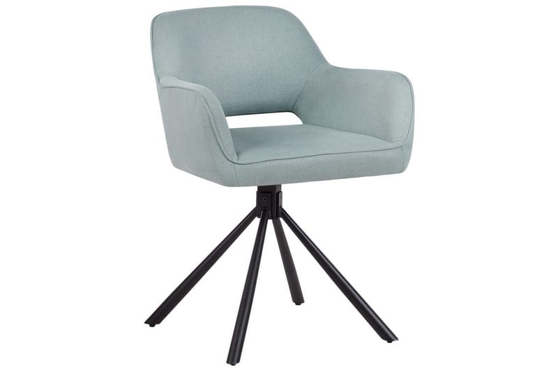 Matsalsstol Loures set om 2 Mintgrön-Svart - Mintgrön-Svart - Möbler - Stolar & fåtöljer - Matstol & köksstol