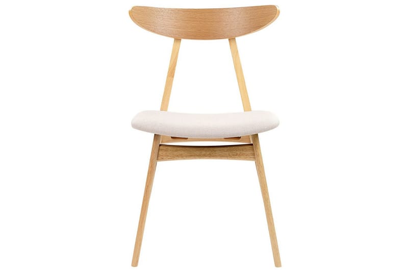 Matsalsstol Lynn set om 2 Ljus Trä-Beige - Ljus Trä-Beige - Möbler - Stolar & fåtöljer - Matstol & köksstol