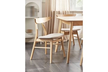 Matsalsstol Lynn set om 2 Ljus Trä-Beige - Ljus Trä-Beige - Möbler - Stolar & fåtöljer - Matstol & köksstol
