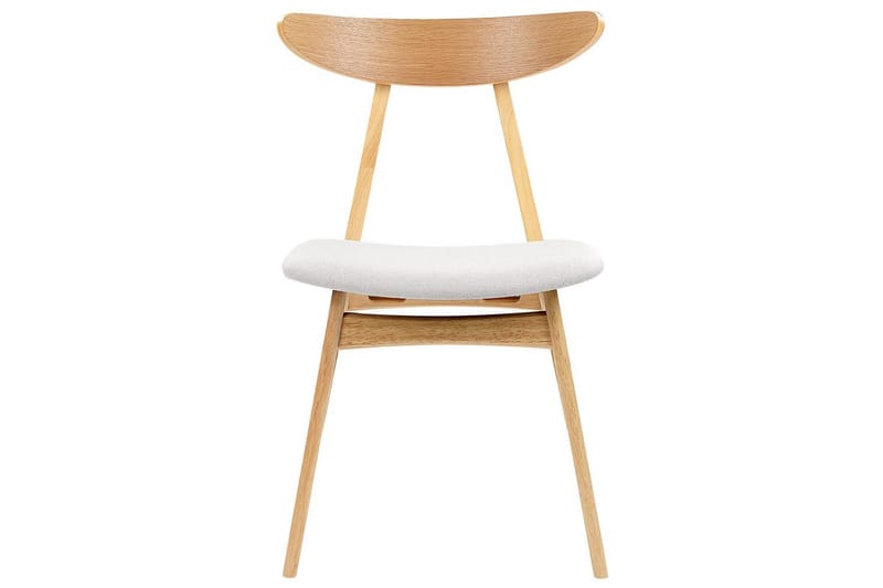 Matsalsstol Lynn set om 2 Ljus Trä-Grå - Ljus Trä-Grå - Möbler - Stolar & fåtöljer - Matstol & köksstol