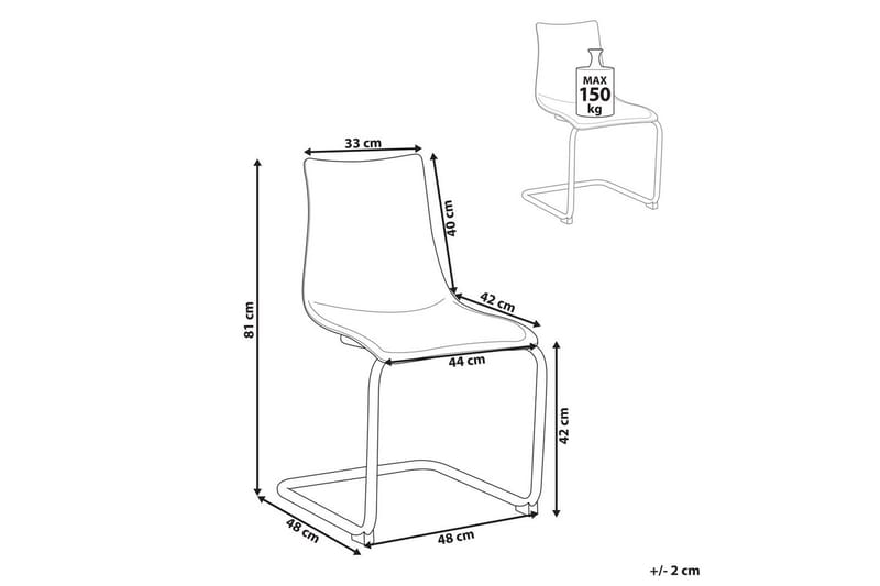 Matsalsstol Marshall set om 2 - Möbler - Stolar & fåtöljer - Matstol & köksstol