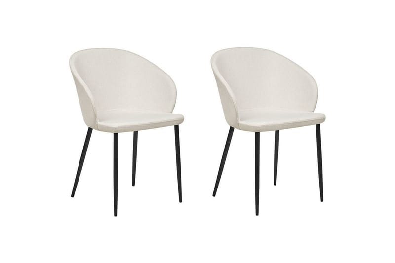 Matsalsstol Mason set om 2 Beige-Svart, Beige-Svart