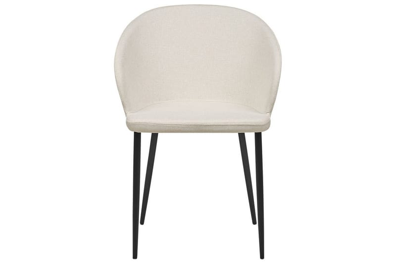 Matsalsstol Mason set om 2 Beige-Svart - Beige-Svart - Möbler - Stolar & fåtöljer - Matstol & köksstol