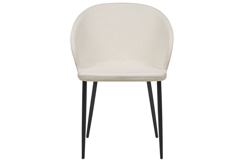 Matsalsstol Mason set om 2 Beige-Svart - Beige-Svart - Möbler - Stolar & fåtöljer - Matstol & köksstol