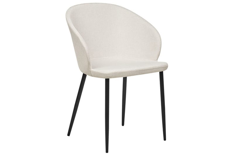 Matsalsstol Mason set om 2 Beige-Svart - Beige-Svart - Möbler - Stolar & fåtöljer - Matstol & köksstol