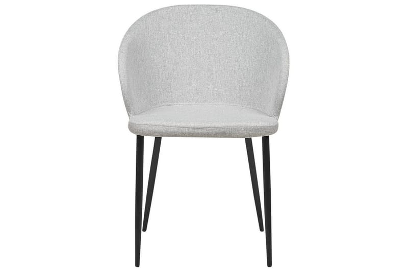 Matsalsstol Mason set om 2 Grå-Svart - Grå-Svart - Möbler - Stolar & fåtöljer - Matstol & köksstol
