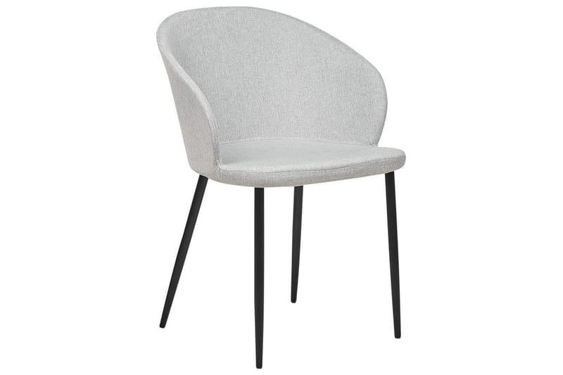 Matsalsstol Mason set om 2 Grå-Svart - Grå-Svart - Möbler - Stolar & fåtöljer - Matstol & köksstol