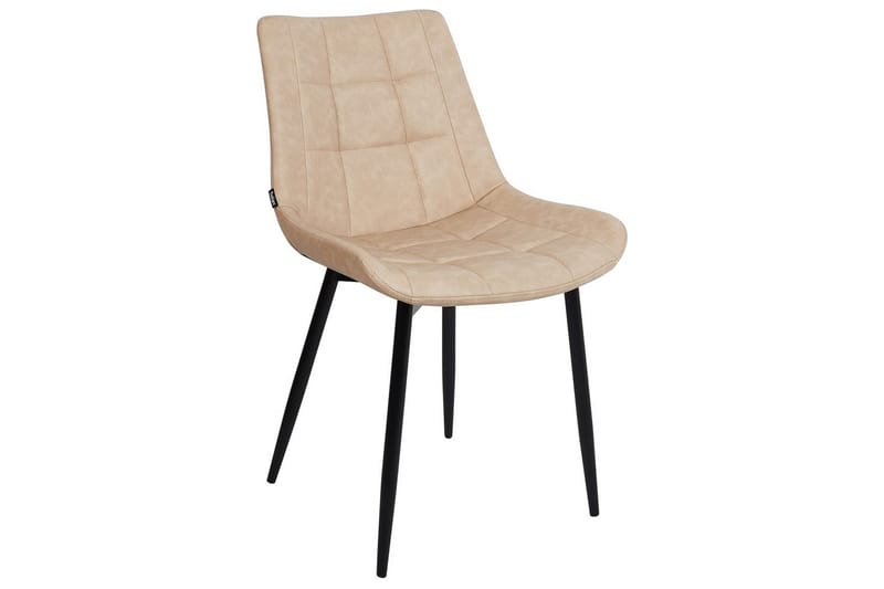 Matsalsstol Melrose Ii set om 2 Beige-Svart - Beige-Svart - Möbler - Stolar & fåtöljer - Matstol & köksstol