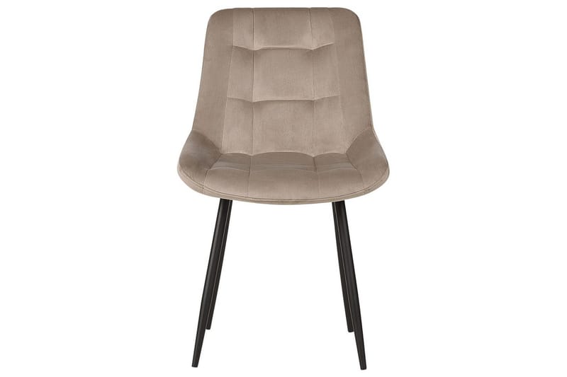 Matsalsstol Melrose set om 2 Beige-Svart - Beige-Svart - Möbler - Stolar & fåtöljer - Matstol & köksstol