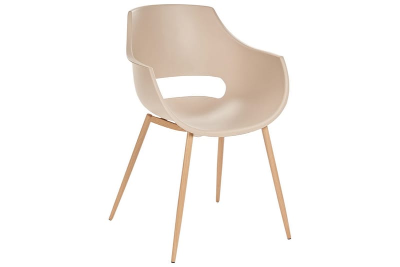 Matsalsstol Millers set om 4 Beige-Ljust Trä - Beige-Ljust Trä - Möbler - Stolar & fåtöljer - Matstol & köksstol