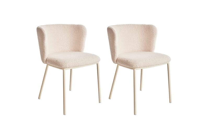 Matsalsstol Mina II set om 2 Beige - Beige - Möbler - Stolar & fåtöljer - Matstol & köksstol