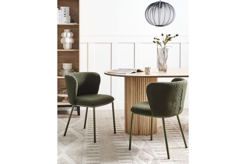 Matsalsstol Mina II set om 2 Grön - Grön - Möbler - Stolar & fåtöljer - Matstol & köksstol