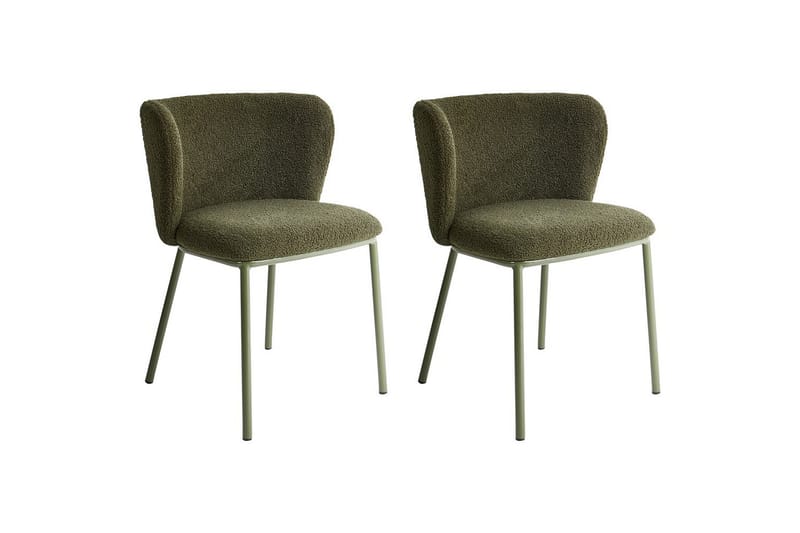 Matsalsstol Mina II set om 2 Grön - Grön - Möbler - Stolar & fåtöljer - Matstol & köksstol