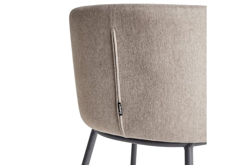 Matsalsstol Mina set om 2 Beige/svart - Beige/svart - Möbler - Stolar & fåtöljer - Matstol & köksstol