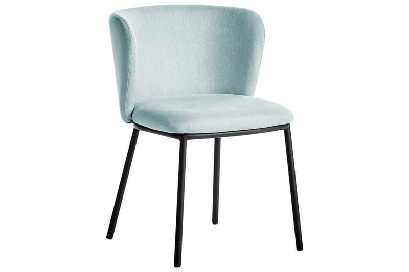 Matsalsstol Mina set om 2 Blå/Svart - Blå/Svart - Möbler - Stolar & fåtöljer - Matstol & köksstol