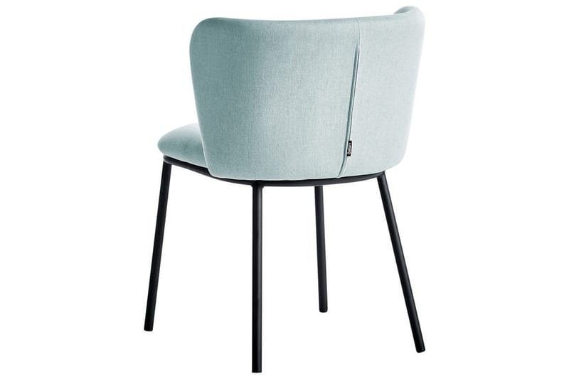 Matsalsstol Mina set om 2 Blå/Svart - Blå/Svart - Möbler - Stolar & fåtöljer - Matstol & köksstol