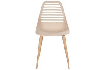 Matsalsstol Montello set om 4 Beige-Ljust Trä - Beige-Ljust Trä - Möbler - Stolar & fåtöljer - Matstol & köksstol