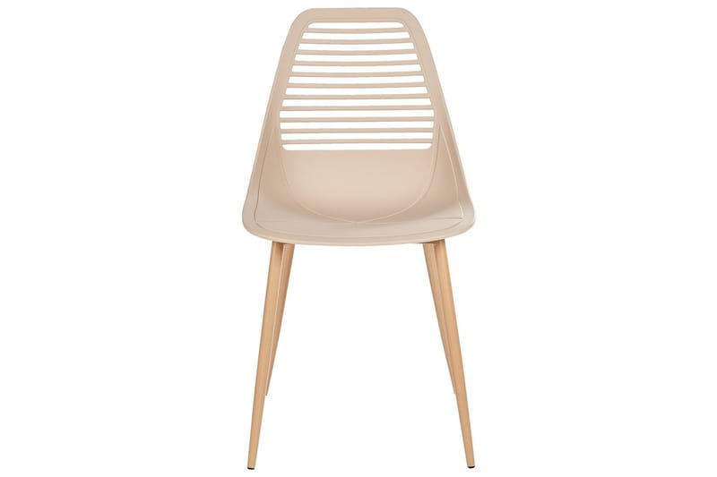 Matsalsstol Montello set om 4 Beige-Ljust Trä - Beige-Ljust Trä - Möbler - Stolar & fåtöljer - Matstol & köksstol