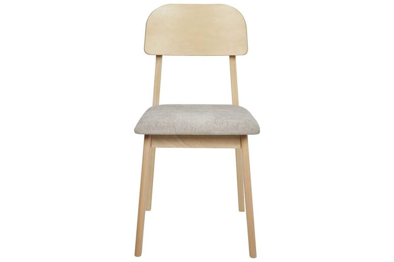Matsalsstol Scandia set om 2 Ljus Trä-Beige - Ljus Trä-Beige - Möbler - Stolar & fåtöljer - Matstol & köksstol
