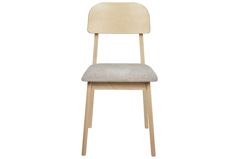 Matsalsstol Scandia set om 2 Ljus Trä-Beige - Ljus Trä-Beige - Möbler - Stolar & fåtöljer - Matstol & köksstol