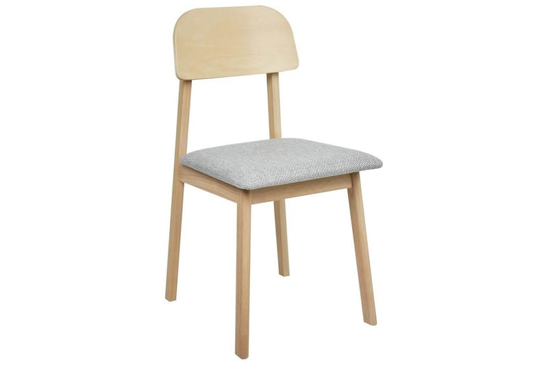 Matsalsstol Scandia set om 2 Ljus Trä-Grå - Ljus Trä-Grå - Möbler - Stolar & fåtöljer - Matstol & köksstol