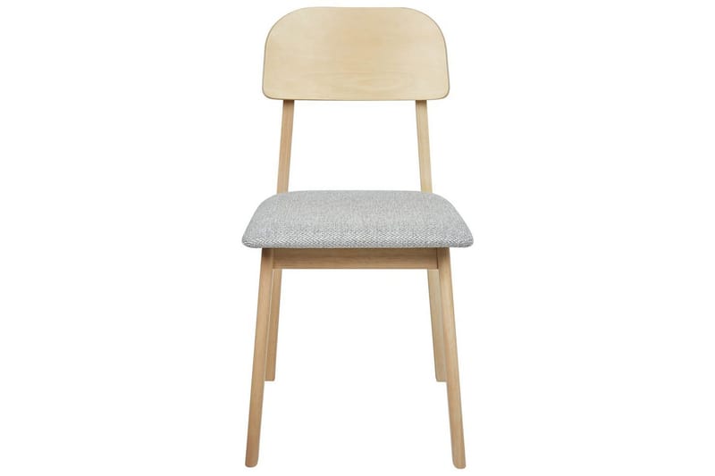 Matsalsstol Scandia set om 2 Ljus Trä-Grå - Ljus Trä-Grå - Möbler - Stolar & fåtöljer - Matstol & köksstol
