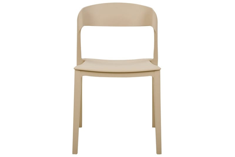 Matsalsstol Somers set om 2 Beige - Beige - Möbler - Stolar & fåtöljer - Matstol & köksstol