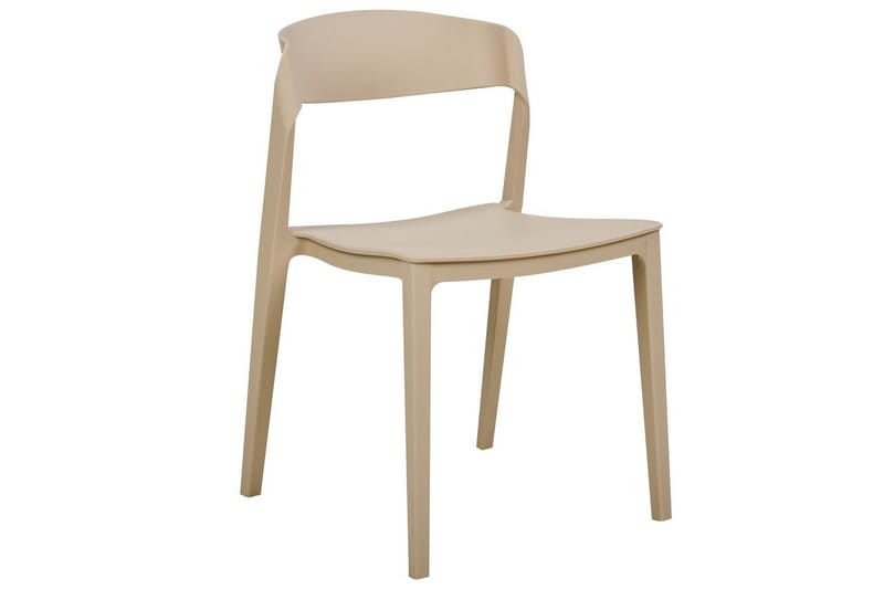 Matsalsstol Somers set om 2 Beige - Beige - Möbler - Stolar & fåtöljer - Matstol & köksstol
