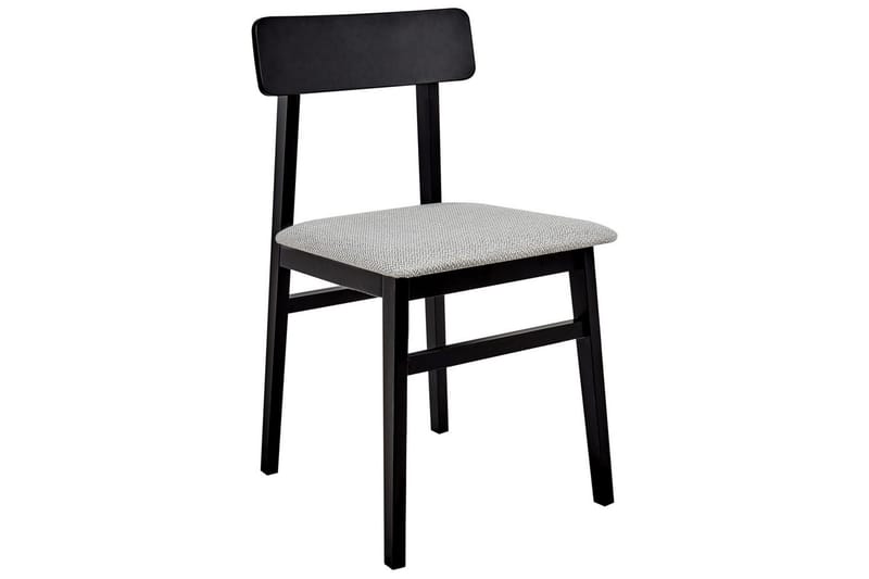 Matsalsstol Stacy set om 2 Svart-Grå - Svart-Grå - Möbler - Stolar & fåtöljer - Matstol & köksstol