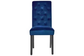 Matsalsstol Velva set om 2 Blå-Svart - Blå-Svart - Möbler - Stolar & fåtöljer - Matstol & köksstol