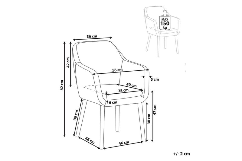 Matsalsstol Yorkville II Blått-Ljust Trä - Blått-Ljust Trä - Möbler - Stolar & fåtöljer - Matstol & köksstol