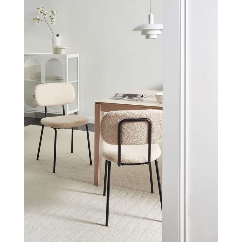 Matstol Adair 2-pack - Beige, svart - Möbler - Stolar & fåtöljer - Matstol & köksstol