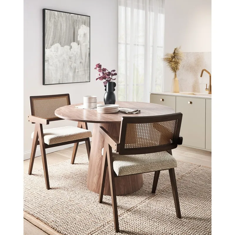 Matstol Ava 2-pack - Mörkbrun, Beige - Möbler - Stolar & fåtöljer - Matstol & köksstol