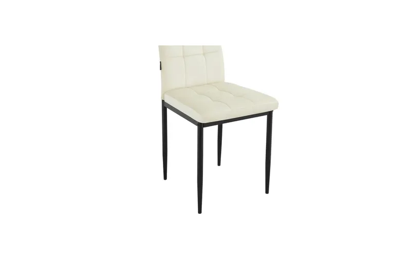 Matstol Becca, 2-pack Sammet/metall, Kräm - Sammet/metall, Kräm - Möbler - Stolar & fåtöljer - Matstol & köksstol