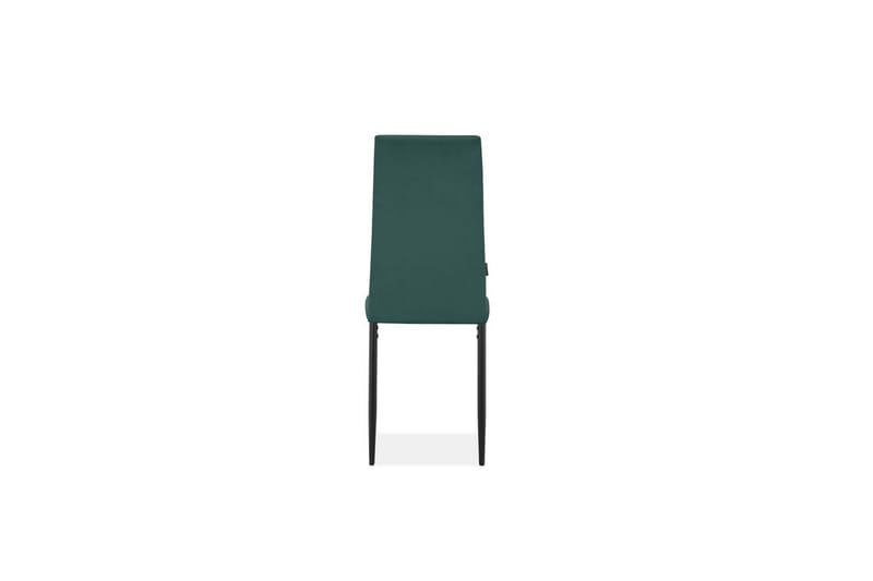 Matstol Becca, 2-pack Sammet/metall, Mörkgrön - Sammet/metall, Mörkgrön - Möbler - Stolar & fåtöljer - Matstol & köksstol