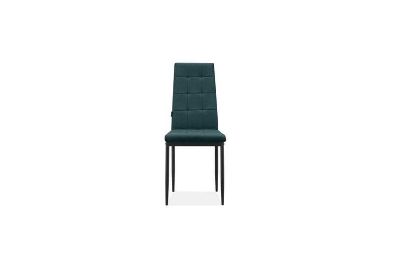 Matstol Becca set om 4 Tyg/Metall, Mörkgrön - Tyg/Metall, Mörkgrön - Möbler - Stolar & fåtöljer - Matstol & köksstol
