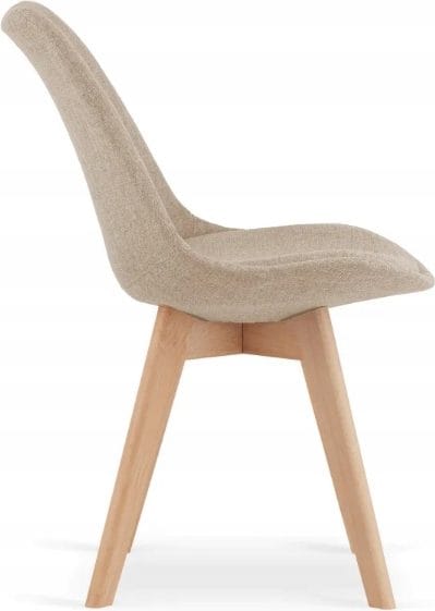 Matstol beige/natur - Merle - Beige/natur - Möbler - Stolar & fåtöljer - Matstol & köksstol