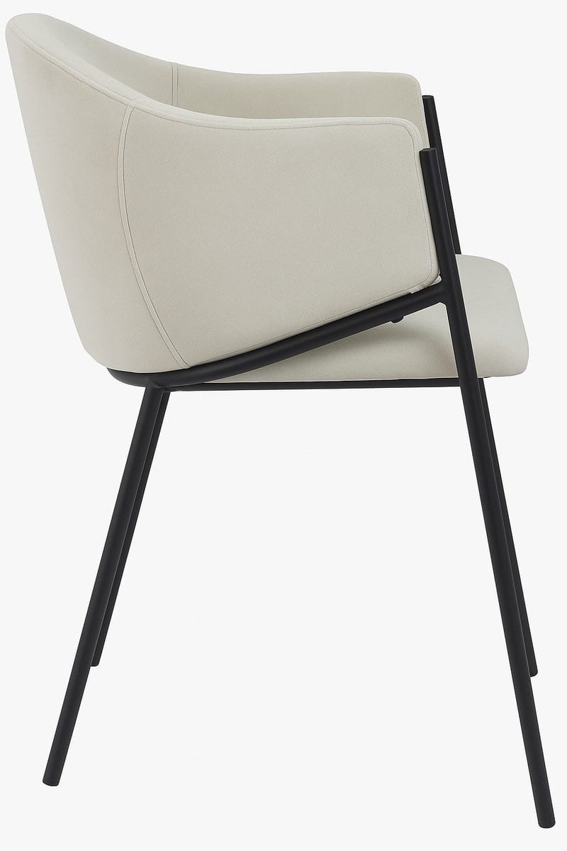 Matstol beige/svart - Stacey - beige/svart - Möbler - Stolar & fåtöljer - Matstol & köksstol