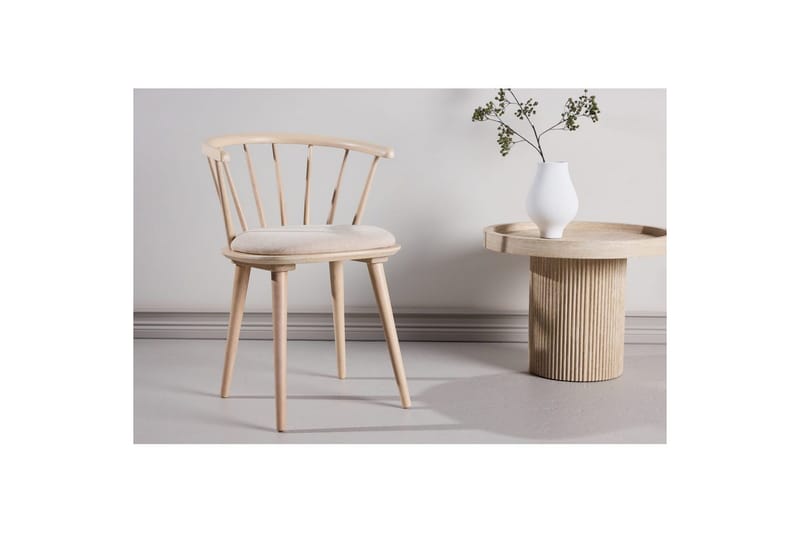 Matstol Bobby - Beige - Möbler - Stolar & fåtöljer - Karmstol