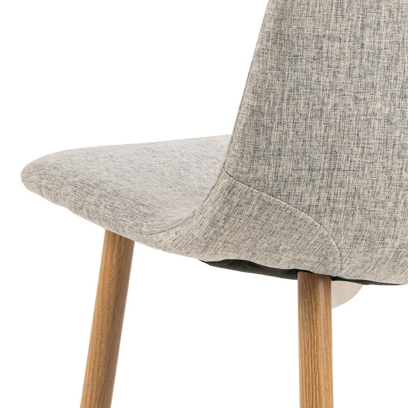 Matstol Celia - grå/ek - Möbler - Stolar & fåtöljer - Matstol & köksstol