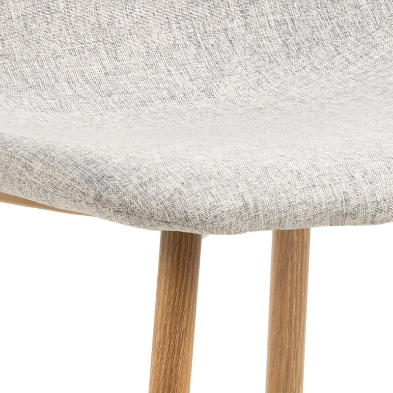 Matstol Celia - grå/ek - Möbler - Stolar & fåtöljer - Matstol & köksstol