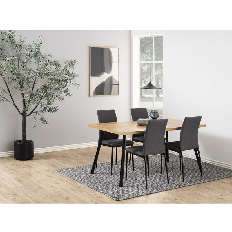 Matstol Demina - Mörkgrå - Möbler - Stolar & fåtöljer - Matstol & köksstol