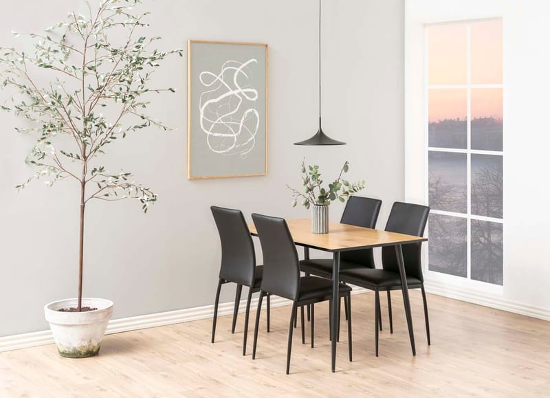 Matstol Demina PU - Svart - Möbler - Stolar & fåtöljer - Matstol & köksstol