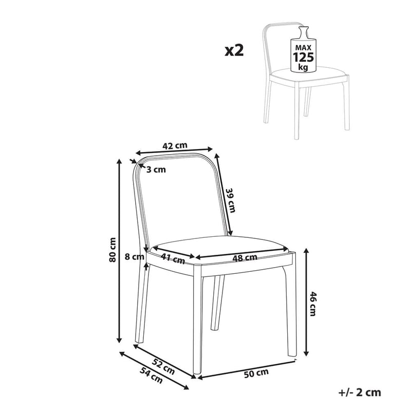 Matstol Edina 2-pack - Möbler - Bord & matgrupper - Matgrupper