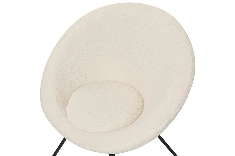 Matstol Floby ll - Vit, Svart - Möbler - Stolar & fåtöljer - Fåtölj