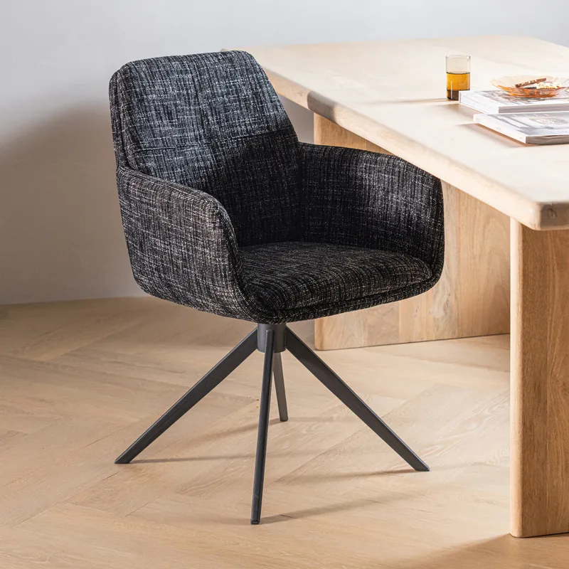 Matstol Grant med snurrfunktion - Svart - Möbler - Stolar & fåtöljer - Matstol & köksstol