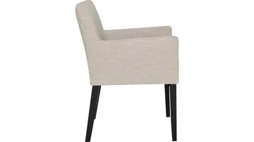 Matstol Hammar med Armstöd i Bouclétyg - beige - Möbler - Stolar & fåtöljer - Matstol & köksstol