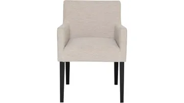 Matstol Hammar med Armstöd i Bouclétyg - beige - Möbler - Stolar & fåtöljer - Matstol & köksstol
