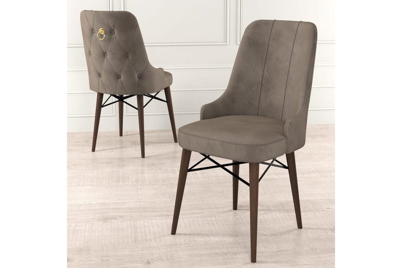 Matstol Jandela Cappuccino / brun - Cappuccino / brun - Möbler - Stolar & fåtöljer - Matstol & köksstol